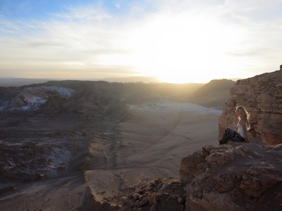 Barbara über der Atacamawüste