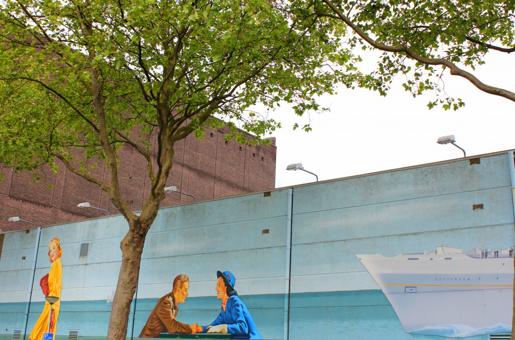 Rotterdam Graffitti Auswanderer