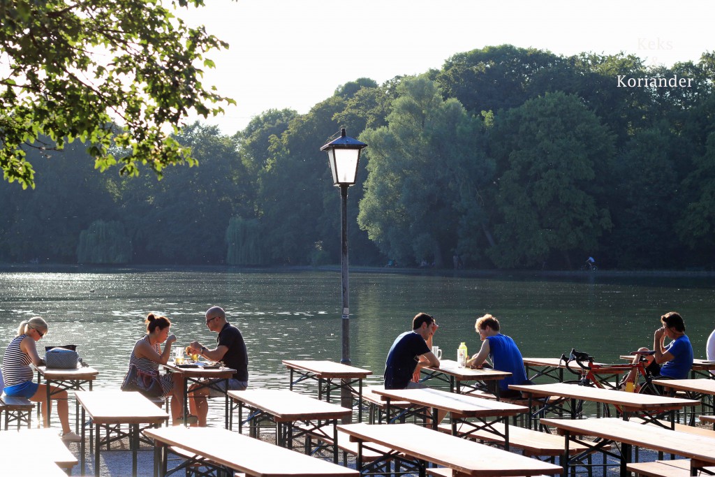 Biergarten am Großhesseloher See Englischer Garten München