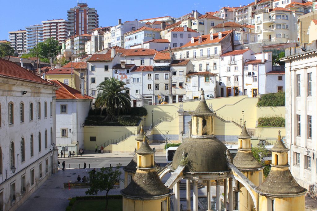 Coimbra Blick über die Stadt